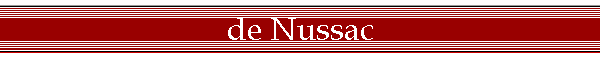 de Nussac