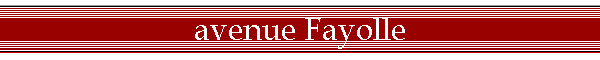 avenue Fayolle