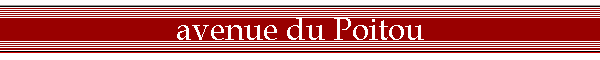 avenue du Poitou
